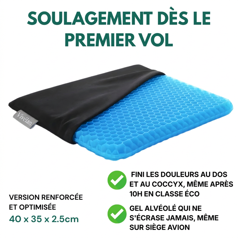 Coussin de voyage en gel Vivelan