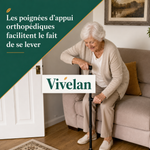 Canne d'appui relève-facile Vivélan