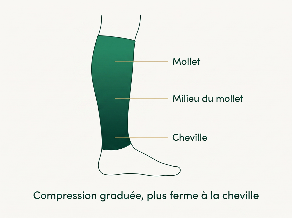 Schéma compression graduée